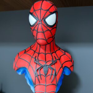 Busto Homem-Aranha Marvel 3D Colecionável – 30 cm