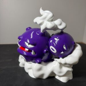Boneco Weezing Pokémon 3D Colecionável – 20 cm