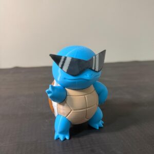 Boneco Squirtle Pokémon 3D COLECIONÁVEL com Óculos – 10 cm