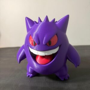 Boneco Gengar Pokémon 3D Colecionável – 15 cm